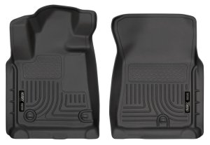 Toyota Sequoia Floor Liners - Front - Husky Liners - WeatherBeater - Black - 2012